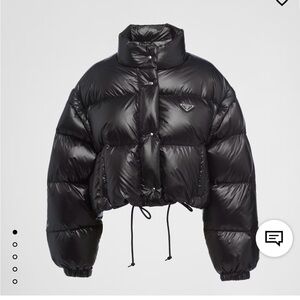 Prada Black Puffer Jacket